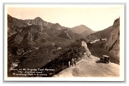 RPPC Strawberry Peak on Los Angeles Crest Highway California CA UNP Postcard Z9 - £7.10 GBP