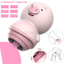 Sensitive Tongue Licking Vibrator Pig Body Electric Nipple Vagina Anal M... - £9.83 GBP
