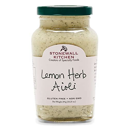 Stonewall Kitchen Lemon Herb Aioli, 10 Ounces - £10.46 GBP