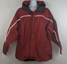 Timberland Tuckshell Performance Waterproof Jacket Mens Size L Red With Hood  - $59.55