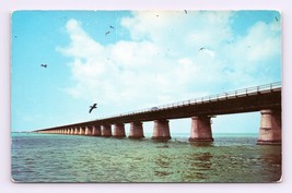 Seven Mile Bridge to Key West Florida FL UNP Chrome Postcard N5 - £2.36 GBP