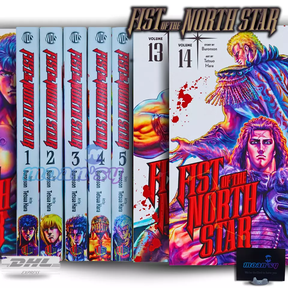 Fist Of The North Star Manga Vol 1-14 English Full Set Comic Books New B... - $350.90