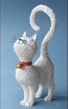 &quot;What&#39;s For Dinner?&quot; Albert Dubout White Cat Kitten Statue Sculpture France - £22.48 GBP