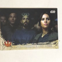 Rogue One Trading Card Star Wars #40 Jyn Presents Her Case - £1.54 GBP