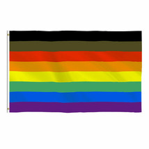 Philly Rainbow 2X3 Foot Lgbtq+ Pride Flag Lgbt Flag Banner Philadelphia - £12.81 GBP