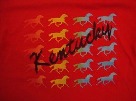 Vintage Kentucky State Tourist Souvenir Red Soft T Shirt Size S - £14.32 GBP