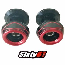 Hayabusa Black Red Swingarm Spools Suzuki 1999-2018 2019 2020 2022 2023 ... - £19.66 GBP