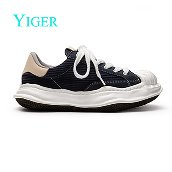 Men&#39;s Sneakers Mihara Kangyu shell-toe dissolving shoes retro thick-sole... - $98.77
