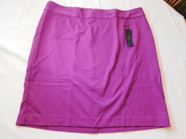 Lane Bryant Women&#39;s Ladies casual Knee Length Skirt Size 24 Grape 0713 NWT - £20.23 GBP