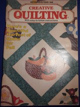 Vintage Creative Quilting 13 Patterns September/October 1988 - $4.09 CAD