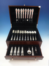 Rhapsody by International Sterling Silver Flatware Service For 8 Set 43 Pieces - £1,578.76 GBP