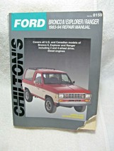 FORD BRONCO II/EXPLORER/RANGER 2wd &amp; 4wd 1983-94 CHILTON Repair Manual #... - $16.95