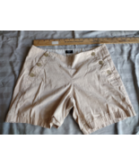 J Crew Women Nauical Sailor Beige Stretch Shorts Size 6 EUC - €13,75 EUR