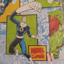 NOS 1995 Marvel Comics Superheroes Party Express Paper Table Cover 54&quot; x 89&quot; - £8.52 GBP