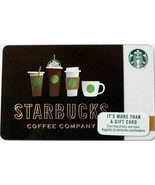 Starbucks 2017 Brown Cups $0 Value Gift Card New - £3.94 GBP