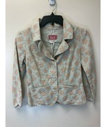 lux Brand Women&#39;s Faded Distressed Floral Blazer, Size XS, EUC - $213.82 MXN