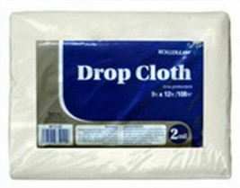 Rollerlite 0912-20 9&#39; X 12&#39; 2 Mil Plastic Drop Cloth - £8.69 GBP