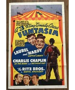 *FUNTASIA (c.1950&#39;s) Laurel and Hardy, Charlie Chaplin &amp; The Ritz Brothe... - $130.34 CAD