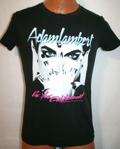 ADAM LAMBERT 2010 For Your Entertainment Women&#39;s Juniors T-SHIRT M - £11.67 GBP