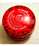 THE BODY SHOP Cranberry Joy Lip Balm Gloss Berry Flavor .45oz 13g NEW - $24.26
