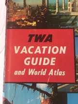 Collectors TWA Vacation Guide and World Atlas  Book 1956 Edition Maps , ... - £7.74 GBP