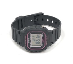 Casio LA20WH8A Digital Alarm LED Light Black Dial Quartz Ladies Women&#39;s ... - $257.92 MXN