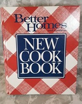 Better Homes &amp; Gardens New Cook Book Spiral Ring Bound HC 1989 Red &amp; White - £8.38 GBP