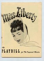 Playbill Miss Liberty 1949 Eddie Albert Allyn McLerie Mary McCarty  - $13.86