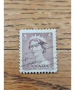 Canada Stamp Queen Elizabeth II 1c Used Violet Brown - $67.68 MXN