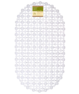 Home Collection Bath Mat 13.9”X 25.4”Silicone Suction Cup-Brand New-SHIP... - $11.76
