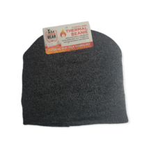Fleece Lined Thermal Beanie - BLACK - One Size Fits All - £3.15 GBP