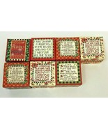 Vintage Mary Engelbreight Christmas Boxes Quotes Paper Small Trinket  - $30.11 CAD
