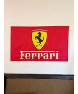 Ferrari Flag 3x5 FT: Red Racing Banner for Garage, Man Cave - $20.00