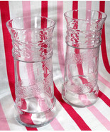 Fun Retro 90&#39;s Red Lobster Restaurant 2pc Souvenir Clear Lighthouse Glasses - £11.25 GBP