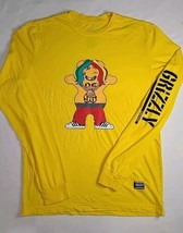 Grizzly Griptape 96 Size S Long Sleeve Tee Graphic T Shirt Funky Bear Sl... - $24.63