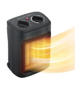 Portable Electric ceramic Space Heater 1500W PTC with Adjustable Thermos... - £15.56 GBP