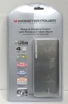 Monster Power and 4 Outlet Charging Station - Wall Tap - £38.75 GBP