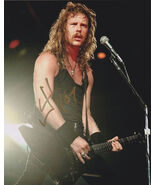 James Hetfield Metallica SIGNED 8" x 10" Photo + COA Lifetime Guarantee - $6,429.76 MXN