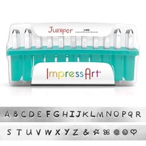 ImpressArt Juniper Uppercase Letter Metal Stamps- Punches for Jewelry Making - £47.18 GBP