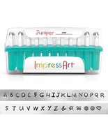 ImpressArt Juniper Uppercase Letter Metal Stamps- Punches for Jewelry Ma... - £45.08 GBP