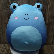 SQUISHMALLOWS Alandy Blue Spotted Toad Frog 8&quot; Plush Toy Box Lunch Exclu... - £9.30 GBP
