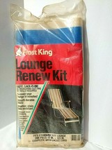 Vtg NOS Frost King Lounge Webbing Renew Kit Tropical Ocean Blues Ivory Chaise - £23.30 GBP