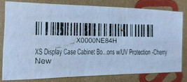XS Display Case Cabinet Holder Rack Box, 98% UV Protection, Cherry, Locking - £71.39 GBP