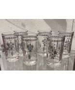 Moroccan hamsa silver tea glasses , Good luck Khamsa hand cups - $44.43