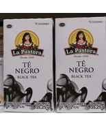 2X LA PASTORA TE NEGRO / BLACK TEA - 2 CAJAS 25 SOBRES c/u - ENVIO GRATIS  - $15.99