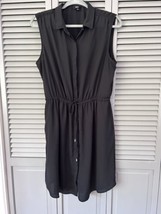 Mossimo Target Sleeveless Dress Lined Cinched Waist Pockets Size XL Busi... - £12.20 GBP