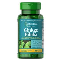 Ginkgo Biloba Herbal Sure 120mg, Standardized Extract Herbal Supplement 100 Caps - £123.45 GBP