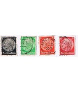 Stamps Germany Hindenberg Medallion Lot Of 4 Used - £0.57 GBP