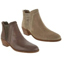 Vince Camuto Women Zip Up Block Heel Ankle Booties Pippsy - £16.76 GBP