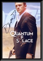 Quantum of Solace Daniel Craig signed movie poster - £599.40 GBP